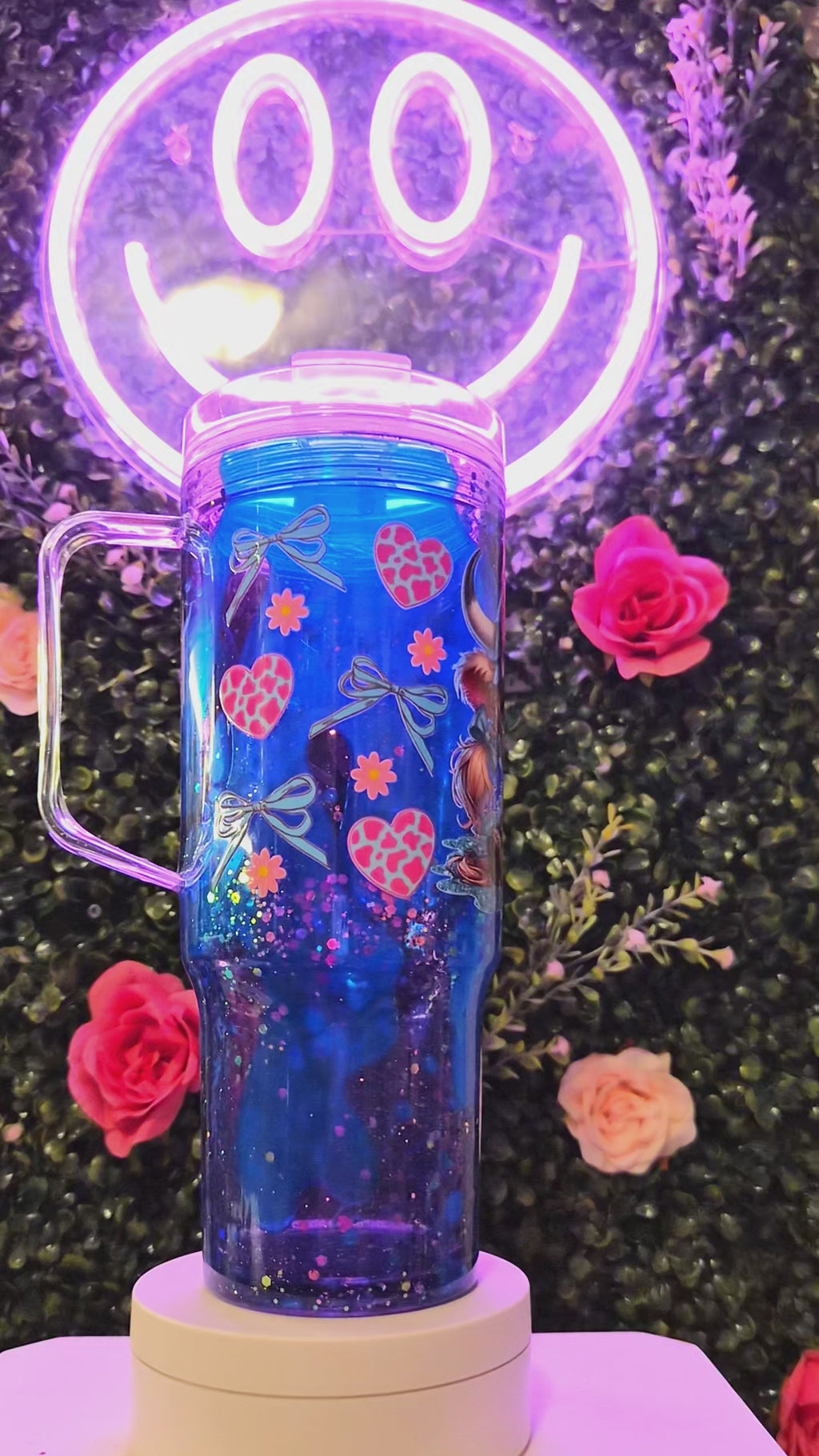 Blue and purple lava 40oz