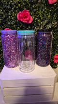 20 oz Custom Glitter Cup